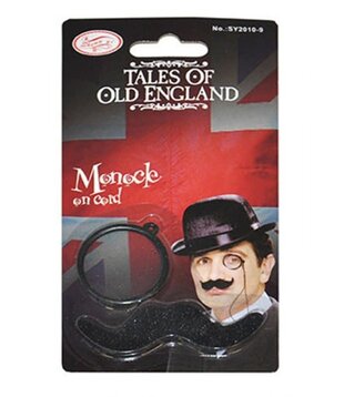 monocle et moustache
