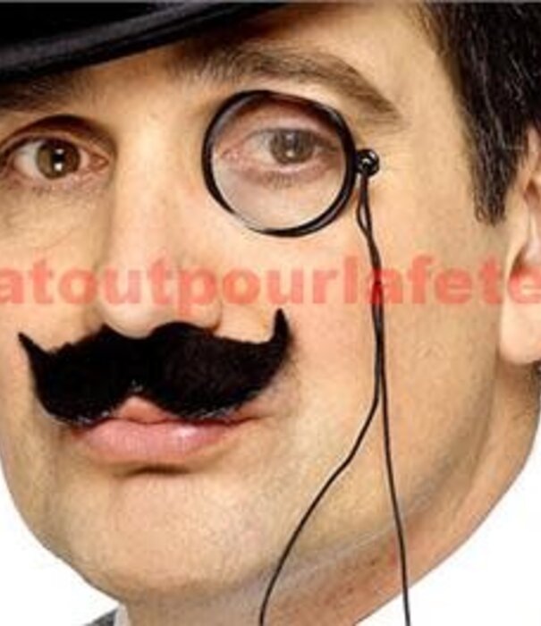 monocle et moustache