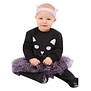 Baby costume halloween black cat with headband