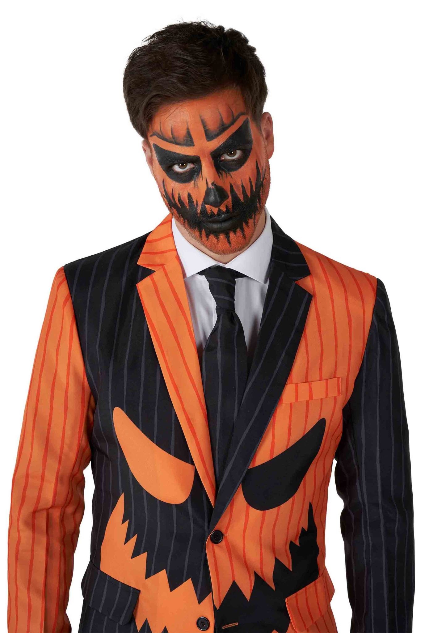 Pompoen kostuum JACK O PINSTRIPE Huis Baeyens
