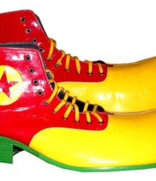 Jumbo shoes Red Yellow Green