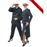 Maffia vrouw - vest & rok