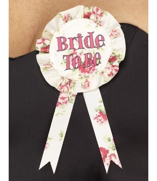 bride to be rosette