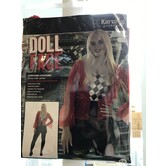 Crazy Rebel Doll Face / clown Harlekijn