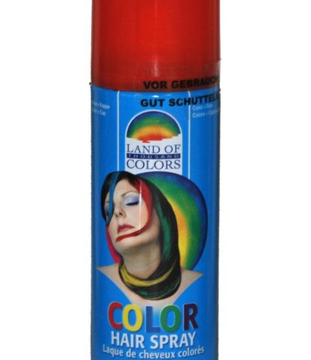 Funny Fashion rode haarspray