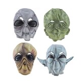 Alien mask rubber assorted. 1 random piece