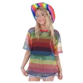 regenboogtop met gaten