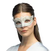 masque vénitien en argent
