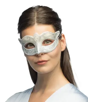 masker venetiaans zilver