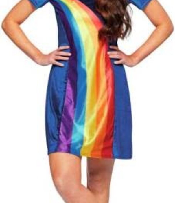 K3 regenboogkleedje volwassenen 38/40