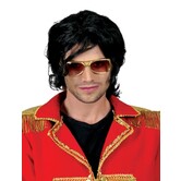 Pruik king of pop zwart