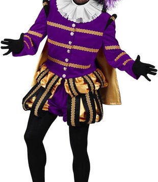 Déguisement d'Albufeira Sinterklaas Helper Noir/Violet XL