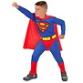 Superman (jumpsuit, cape met velcrosluiting en riem)