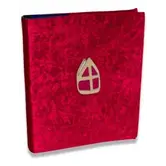 Sinterklaas book cover with mitre