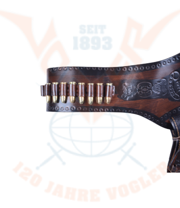 Denix Denix western holster bruin met 24 kogels