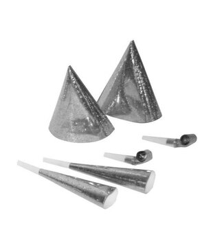 silver party set for 2 people