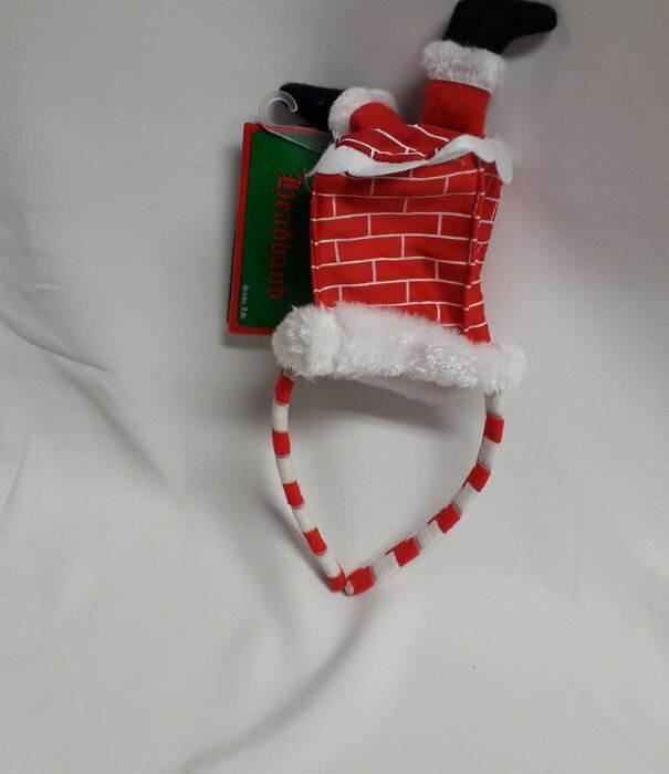 Kerstman in schouw diadeem