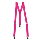 bretelles rose fluo