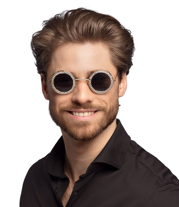 Lunettes de fête Hippie diamant