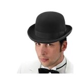 Luxury bowler hat black