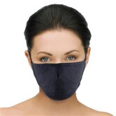 mouth mask fabric black