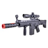 Machine gun with smoke effect, light and sound 53cm (batteries not included)