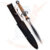 Devil's Knife, Steel Dagger (small sword) brown grip