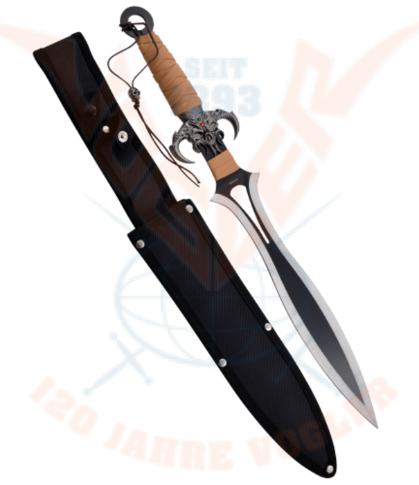 Devil's Knife, Steel Dagger (small sword) brown grip