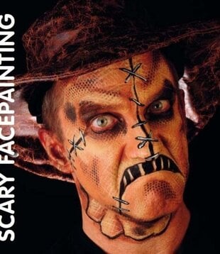 boek scary facepainting/ griezelgezichten
