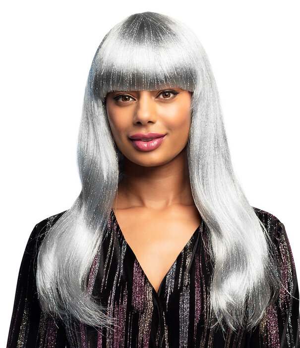 Wig Grace glitter white
