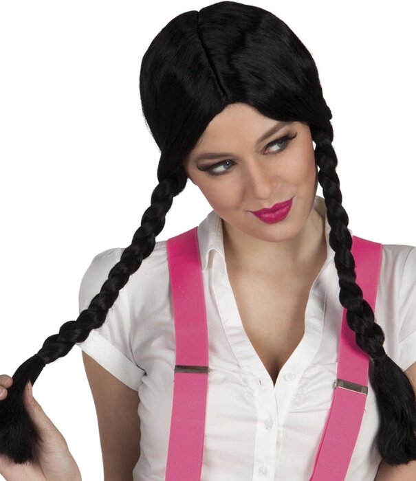 wig Natascha black long braids