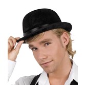 chapeau melon velours