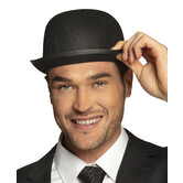 Felt bowler hat black