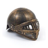 Casque chevalier pvc bronze enfant