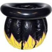 inflatable witches cauldron cooler