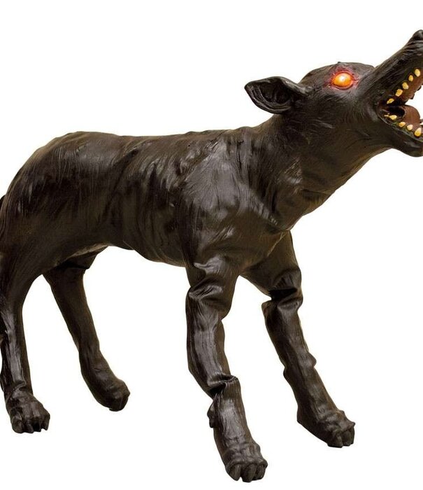 dog 80cm with light up eyes