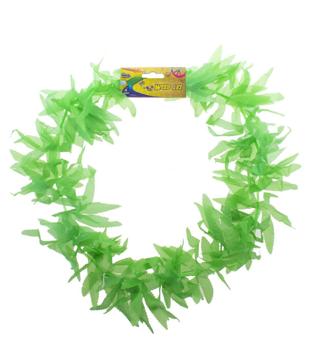 couronne hawaïenne en feuilles de palmier