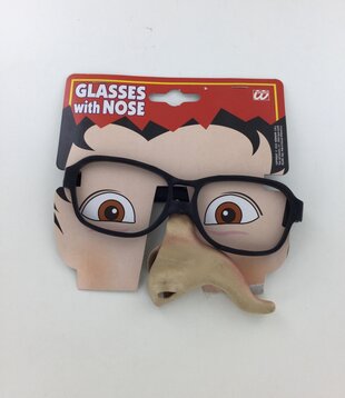 lunettes avec nez en latex