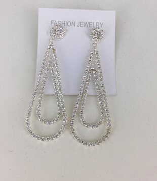 rhinestone earrings