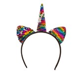 diadème licorne à paillettes