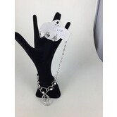 necklace and earrings rhinestones