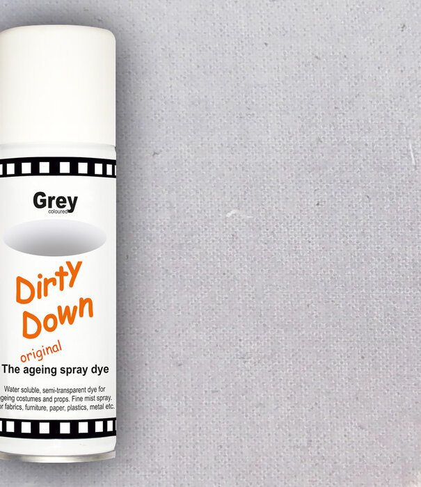 Dirty Down ; water-soluble spray to make clothes dirty