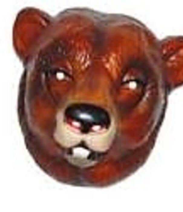 plastic mask bear