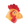 latex mask rooster/chicken
