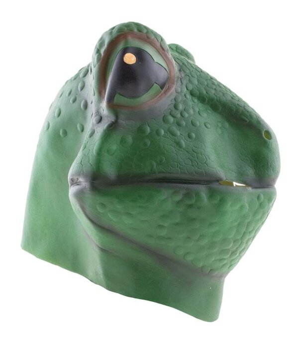 latex mask frog