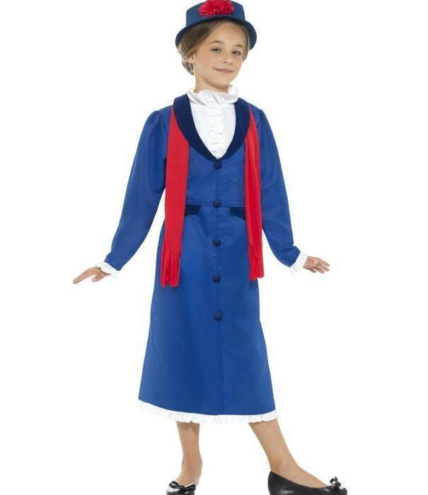 Smiffys victorian nanny M(7-9 jaar)