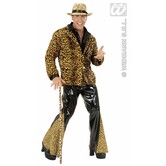 BROEK MET LUIPAARD-MOTIEF (VINYL) XL