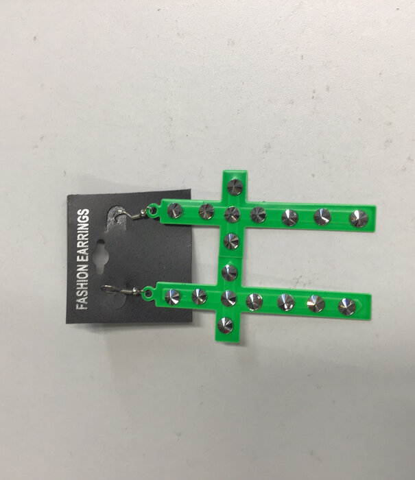 earrings cross with studs