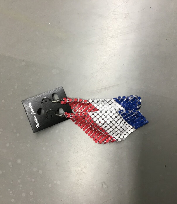 earrings French flag
