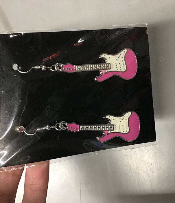 boucles d'oreilles guitare